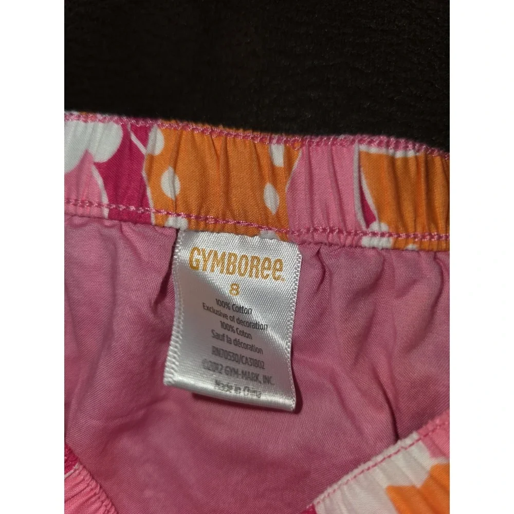 Gymboree rainbow cabana make a splash top size 10 floral‎ skirt size 8